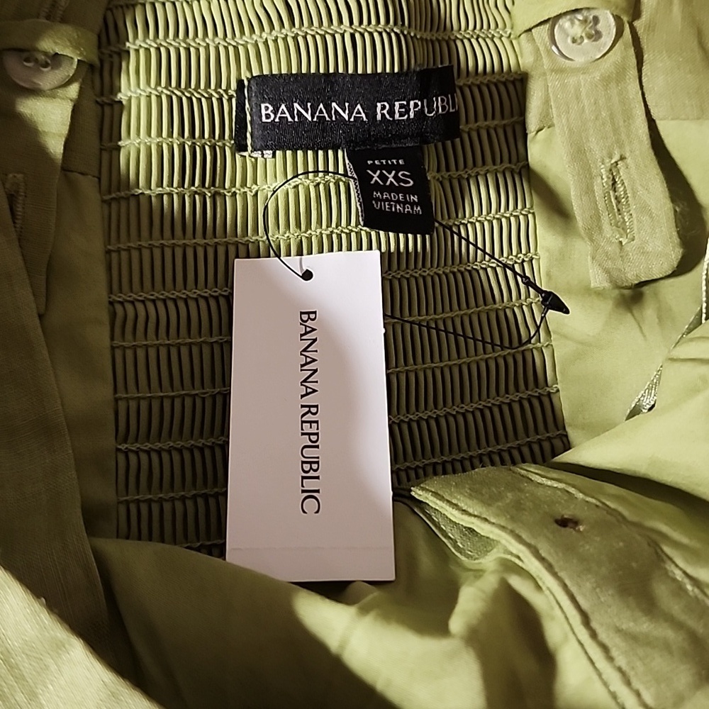 Banana Republic NWT Green Dress - Picture 4 of 8